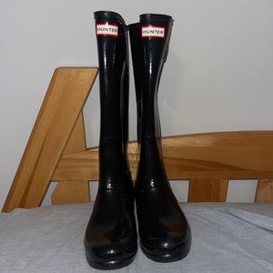 Hunter Original Tall Gloss Rain Boots 11